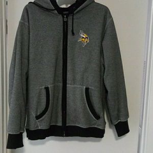 Mn vikings zip up hoodie